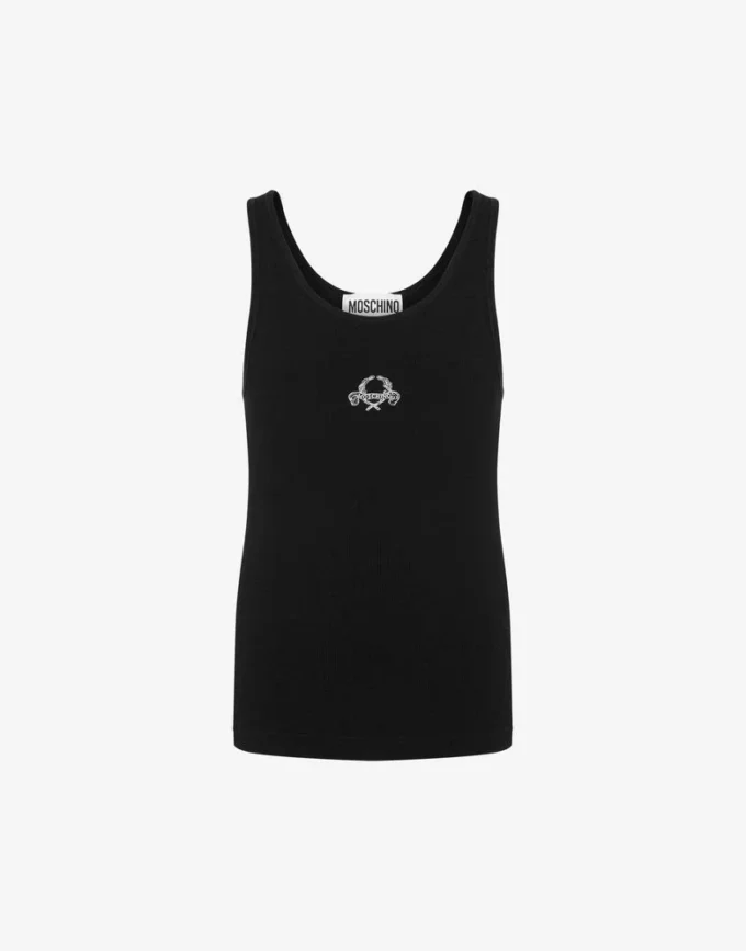 Tank Top Laurel Crown Embroidery