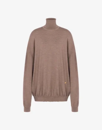Turtleneck sweater in wool Golden M Turtleneck sweater in wool Golden M