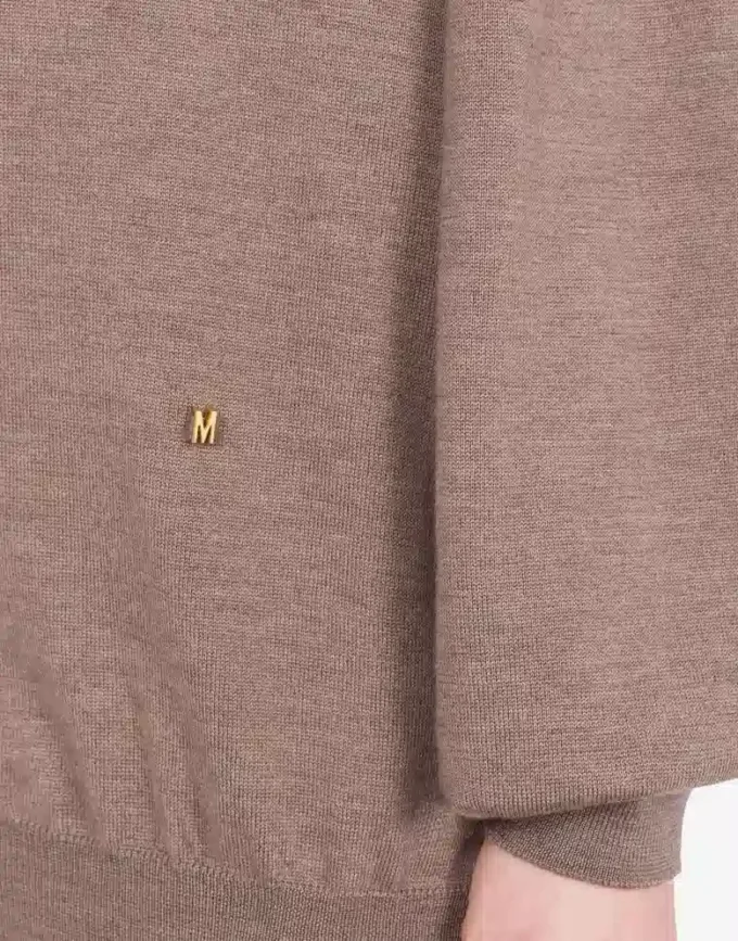 Turtleneck sweater in wool Golden M