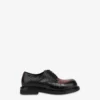 Two-tone brushed calfskin derby