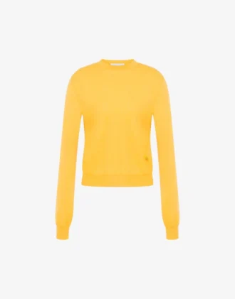 Wool and Silk Pullover Golden M