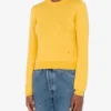 Wool and Silk Pullover Golden M