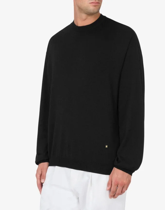 Wool and Silk Pullover Golden M
