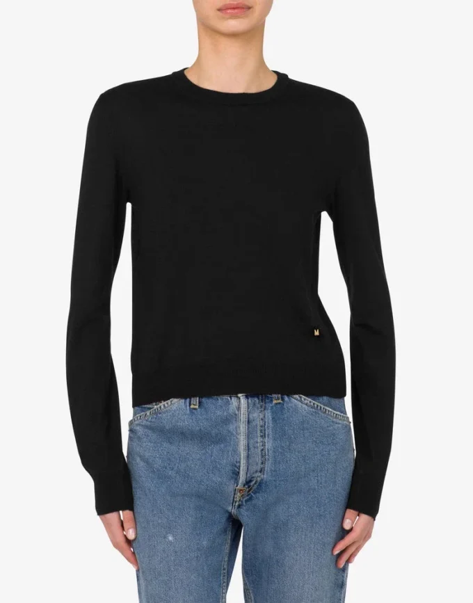 Wool and Silk Pullover Golden M