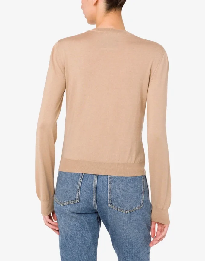 Wool and Silk Pullover Golden M