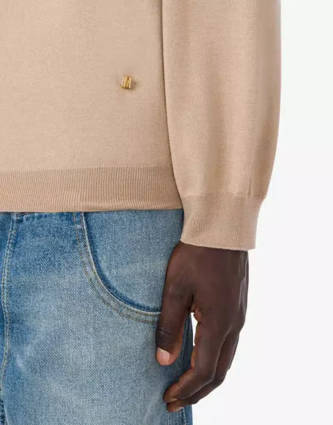Wool and Silk Pullover Golden M