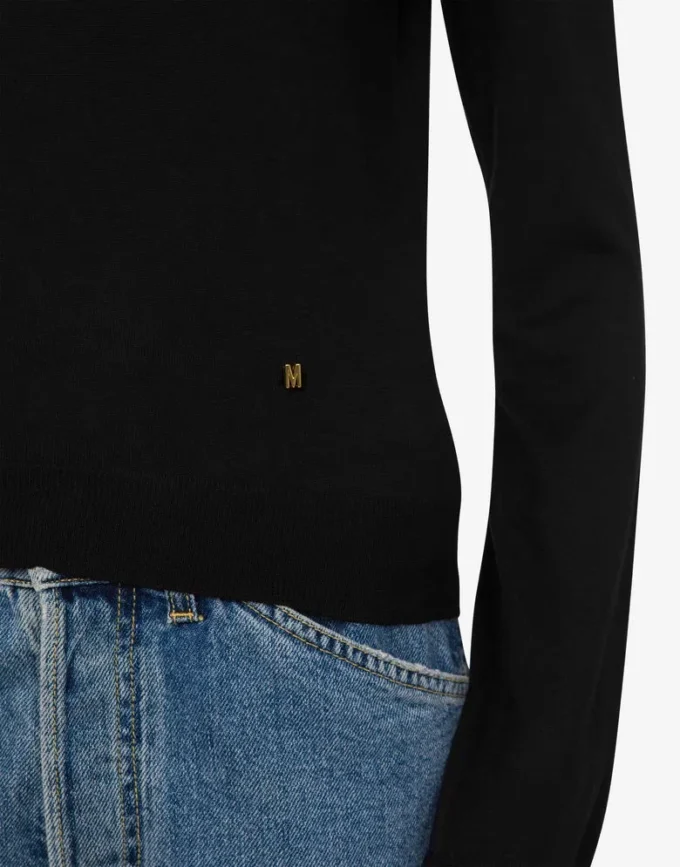 Wool and Silk Pullover Golden M