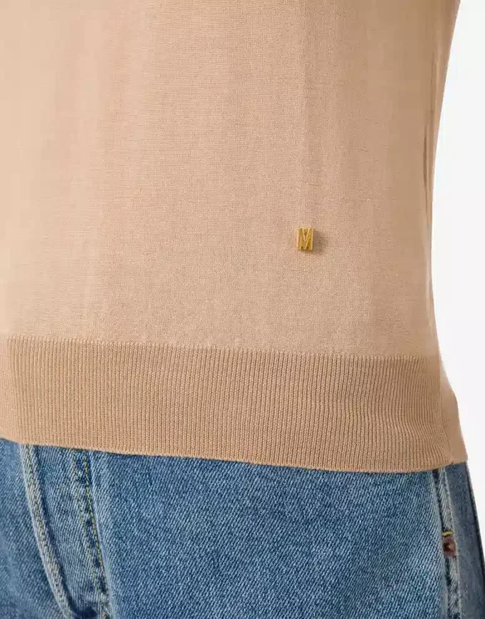 Wool and Silk Pullover Golden M