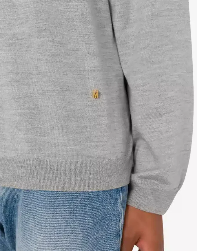 Wool and Silk Pullover Golden M