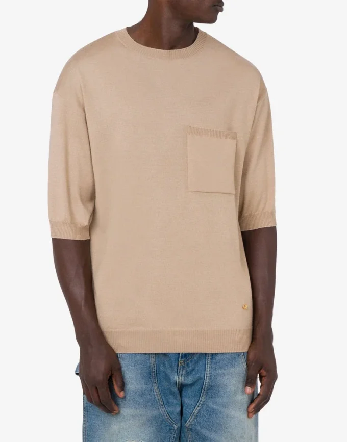 Wool and Silk Sweater Golden M