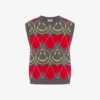 Wool blend sleeveless sweater Smiley® Wool blend sleeveless sweater Smiley®