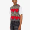 Wool blend sleeveless sweater Smiley® Wool blend sleeveless sweater Smiley®