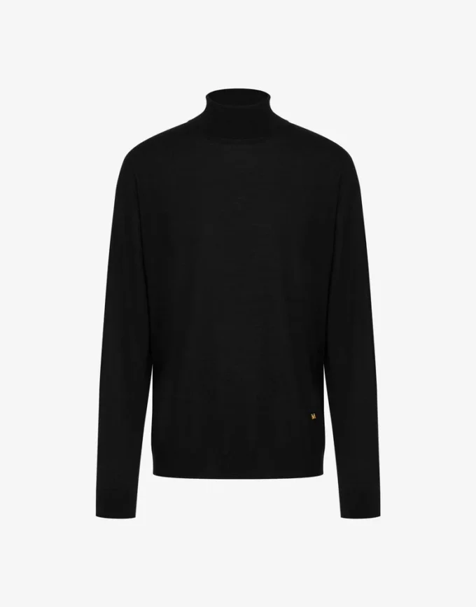 Wool blend turtleneck sweater Golden M