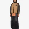 Wool cloth bomber jacket