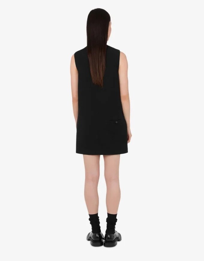 Wool flannel dress