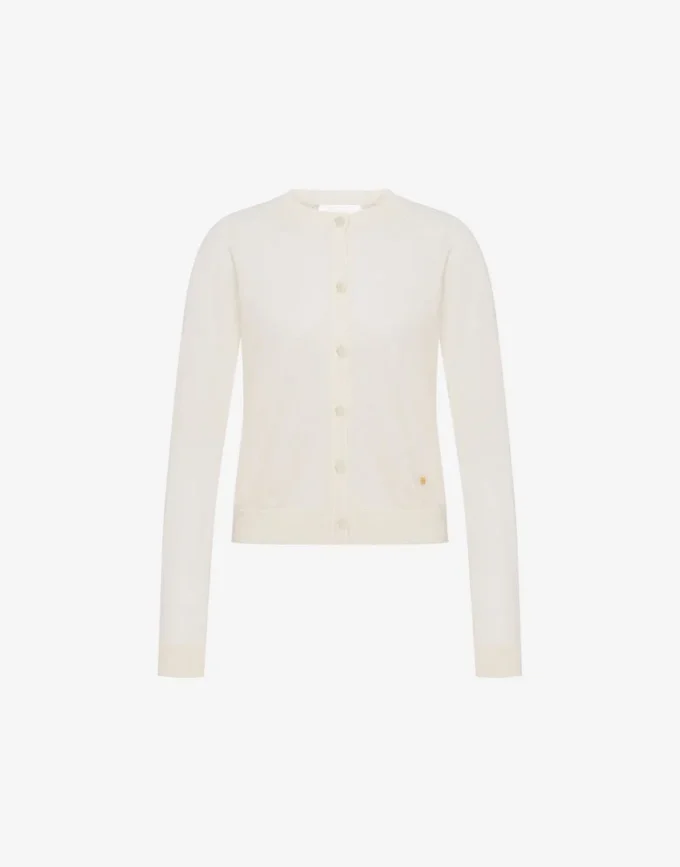 Wool Sweater Golden M with Cut-Out