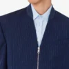 Yarn-dyed pinstriped wool jacket Yarn-dyed pinstriped wool jacket
