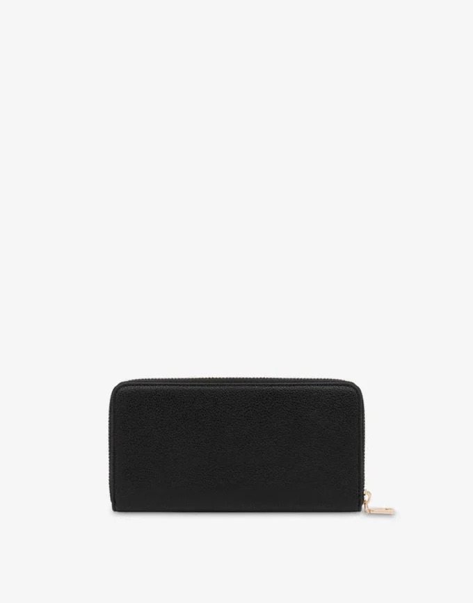 Zip-around wallet with lettering logo Zip-around wallet with lettering logo